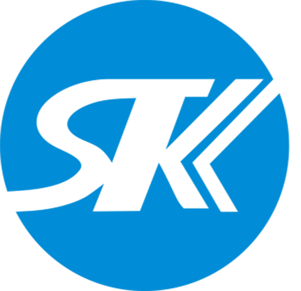 四十岁左右中年男性头像,穿深色西装,白色衬衫,蓝色背景,专业商务形象